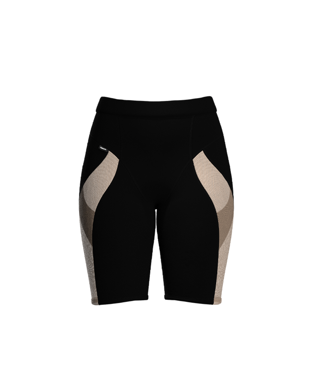 SHORTS LÆKKER 1.0 // black + nude