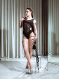 DÉRIVE BODYSUIT { BLACK }