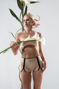 mesh-shorts X | nude