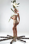 garter belt W | nude