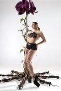 garter belt W | black
