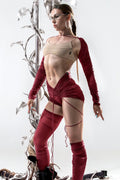 SHADOWBANNED mesh-shorts || CARMINE