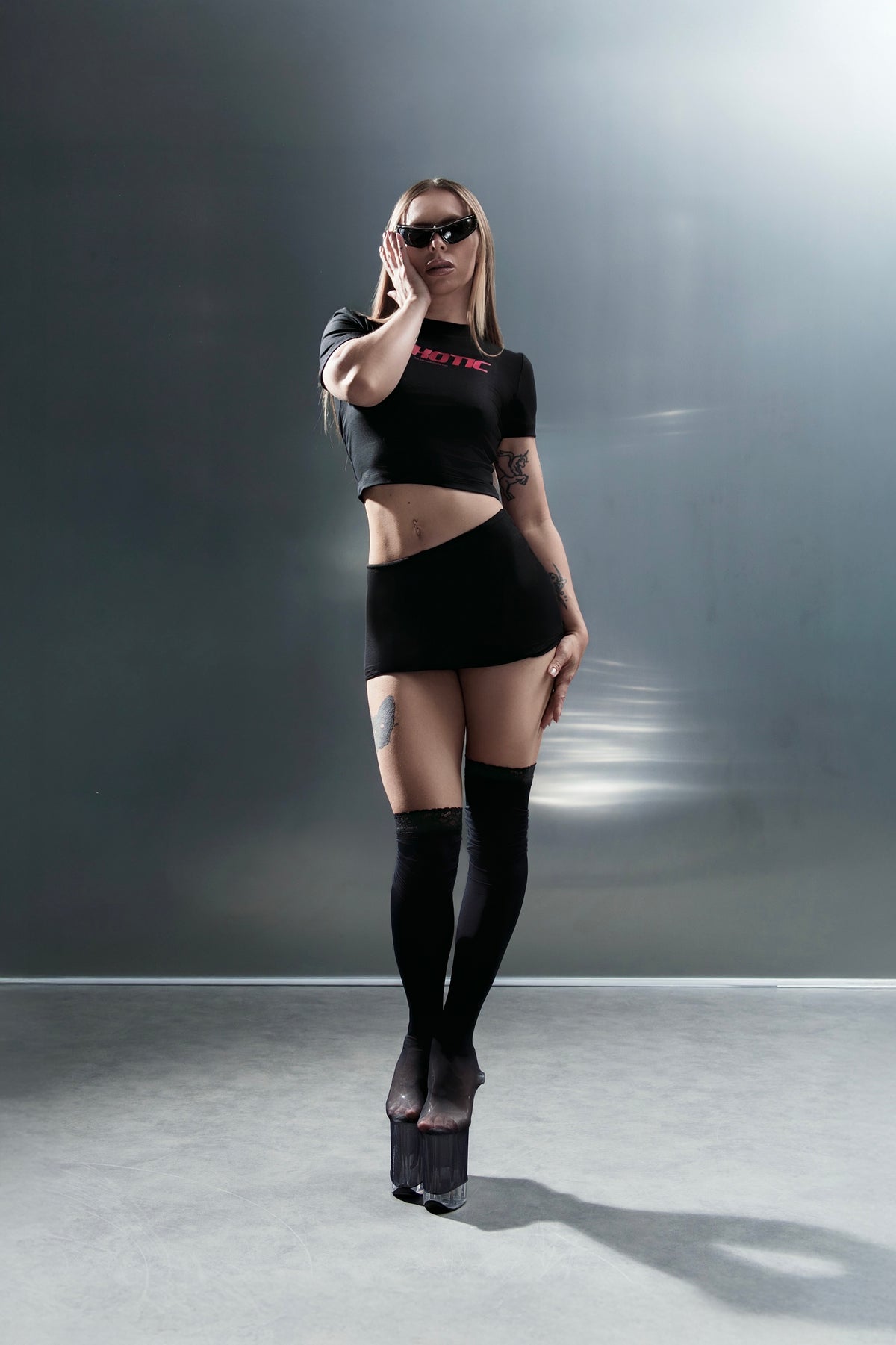 SEXOTIC skorts | black