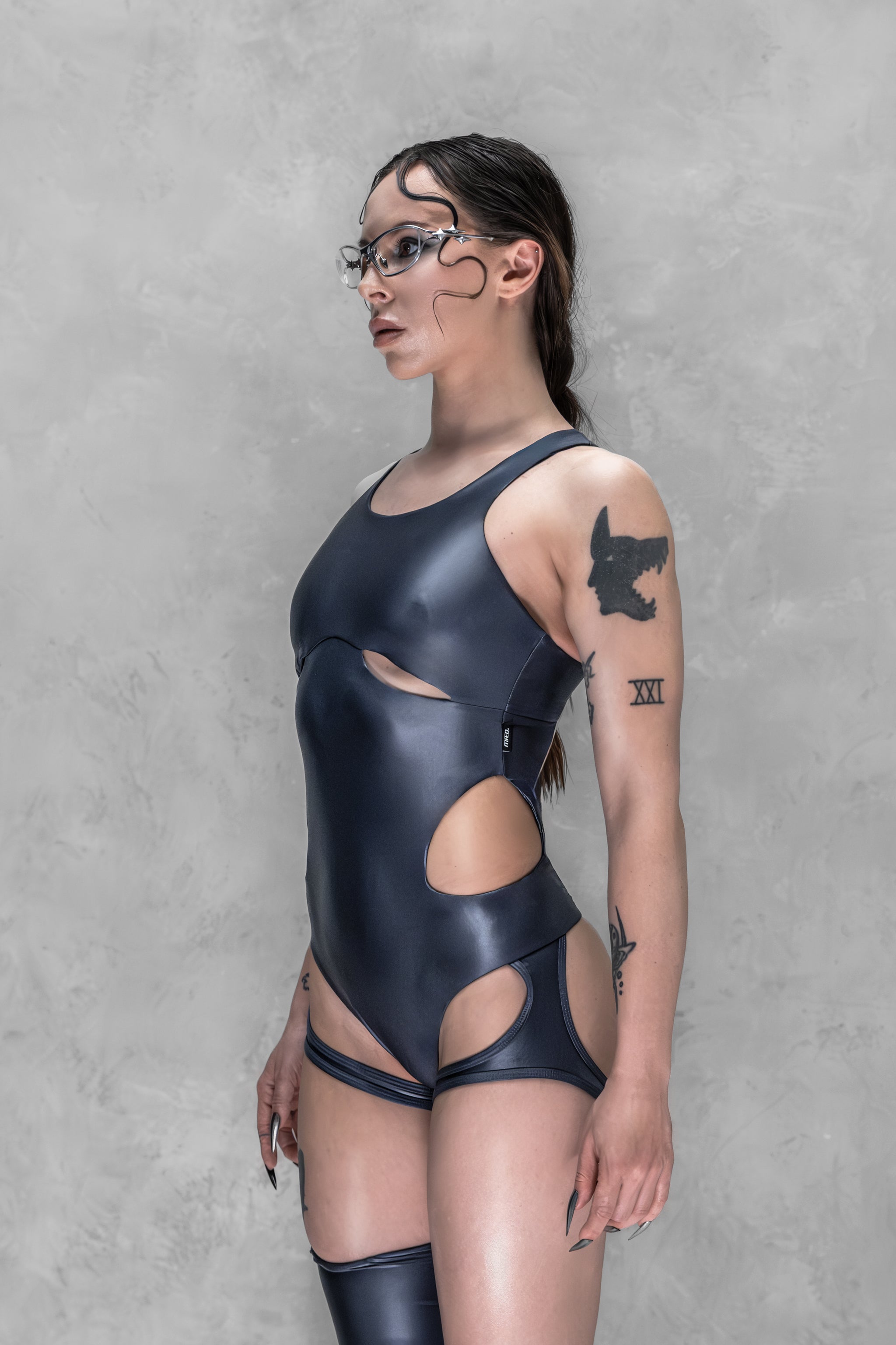BODYSUIT OBSCURA || TITANIUM