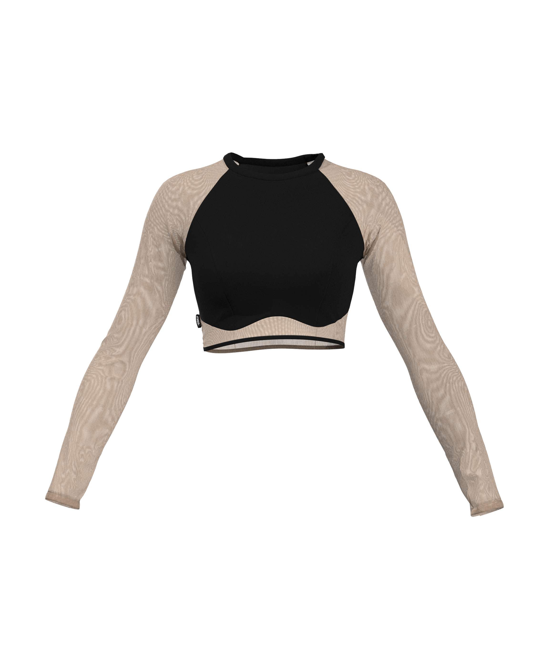 Top FYLDE 1.0 // black + nude