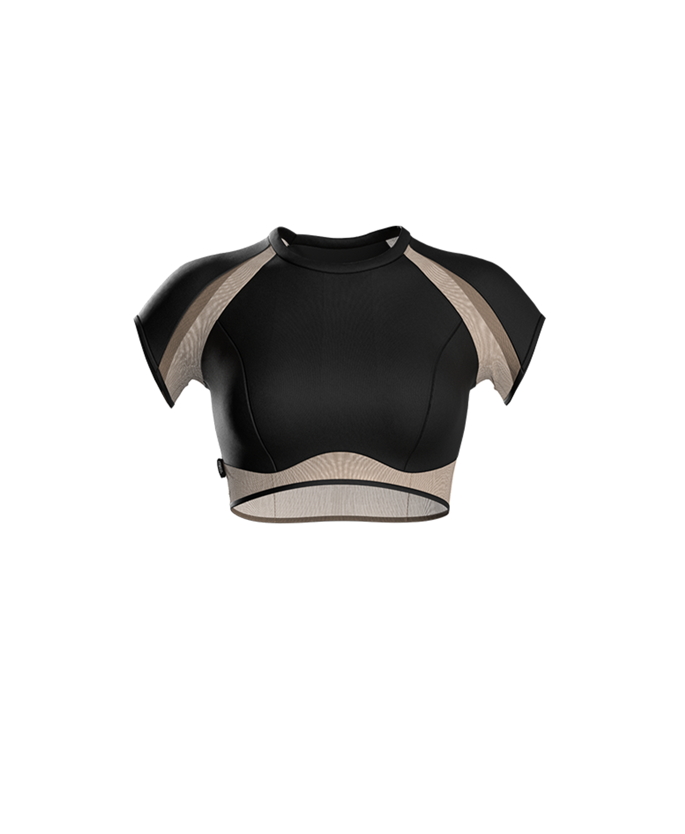 TOP LÆKKER 1.0 // onyx + nude