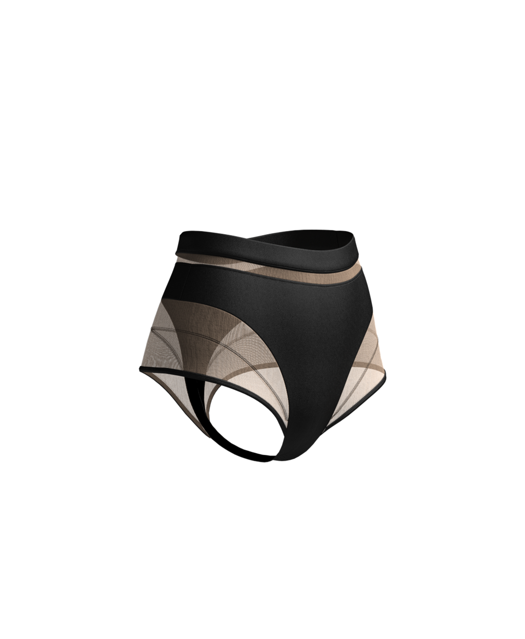 SHORTS HÆVE 1.0 // onyx + nude